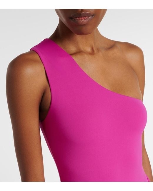 Taller Marmo Pink Yacare Swimsuit And Beach Cover-Up Set