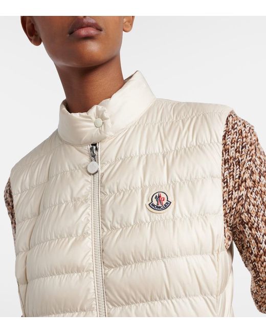 Moncler White Igens Down Vest