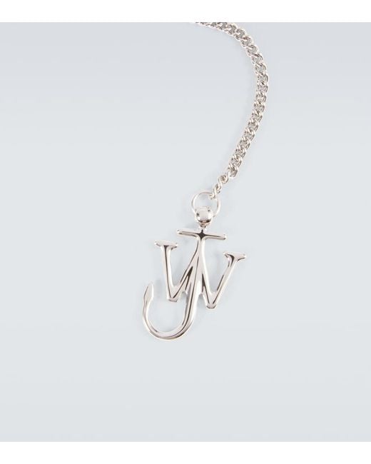 J.W. Anderson White Pendant Necklace for men
