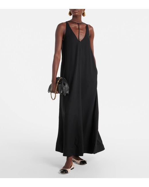 Tod's Metallic Snake-Effect Leather Ballet Flats