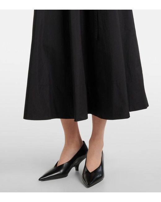 Proenza Schouler Black Label Elizabeth Cotton-Blend Midi Dress