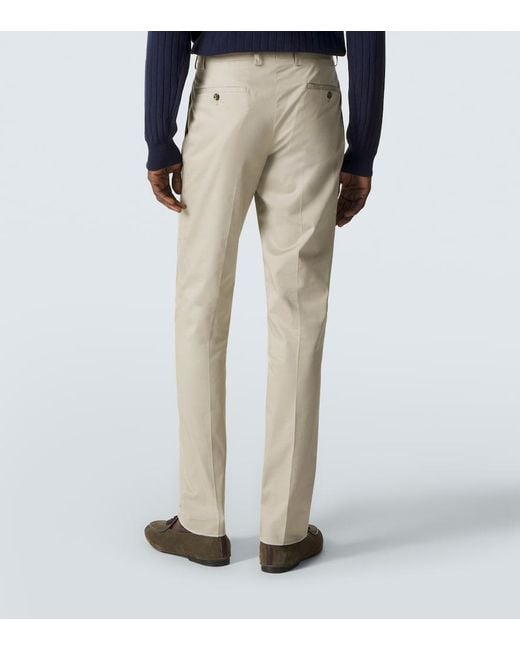 Lardini Natural Cotton Chinos for men