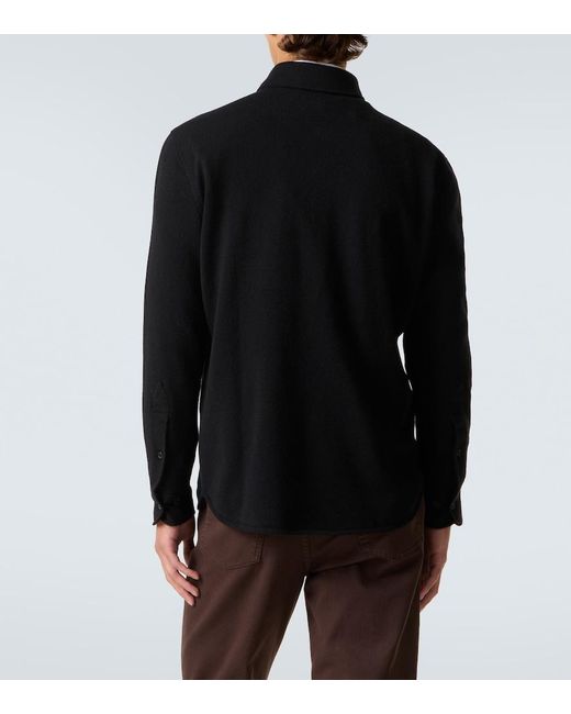 Polo di Brunello Cucinelli in Black da Uomo