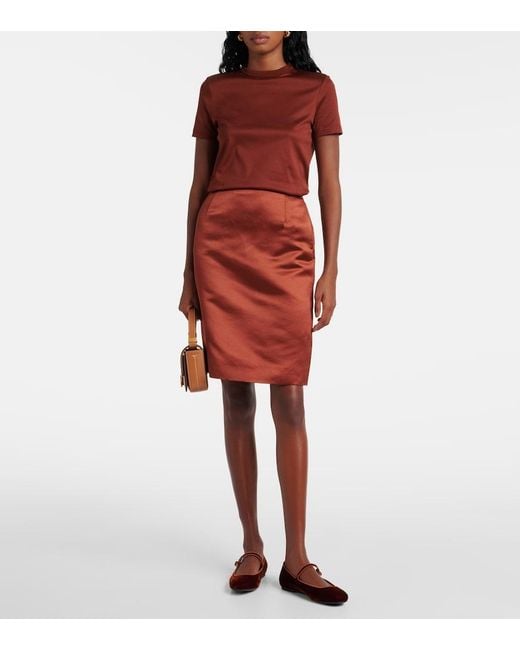 Tod's Brown Velvet Mary Jane Flats