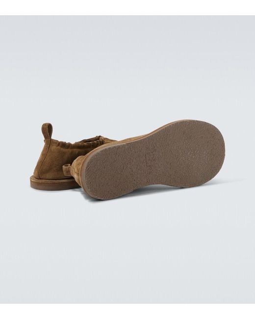 Studio Nicholson Brown Korine Suede Slip-On Shoes for men