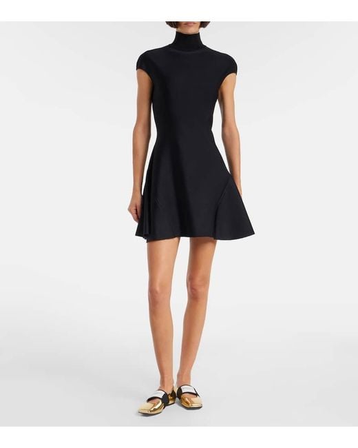 Givenchy Black Flared Mini Dress