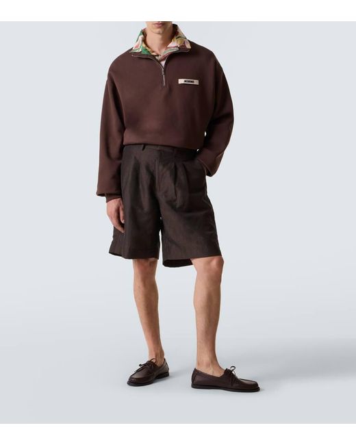 Sudadera Gros Grain De Algodon Jacquemus de hombre de color Brown