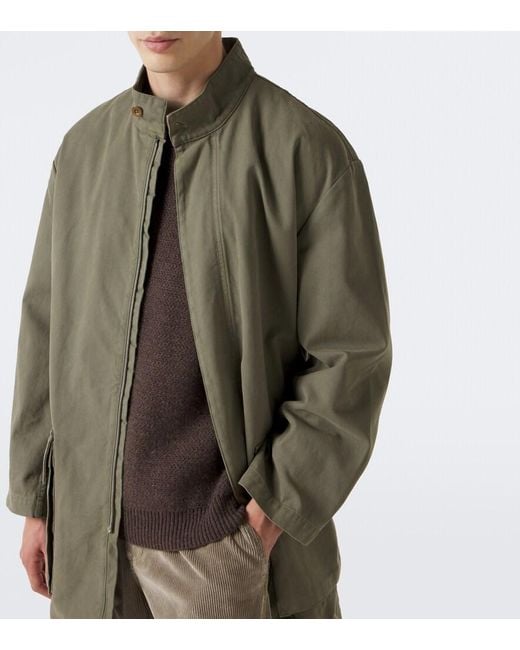 The Row Green Simeau Cotton Car Coat for men