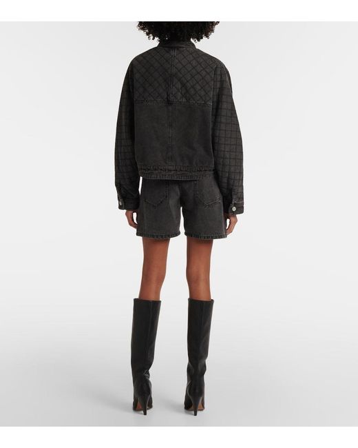 Isabel Marant Black Denim Jacket Celiany