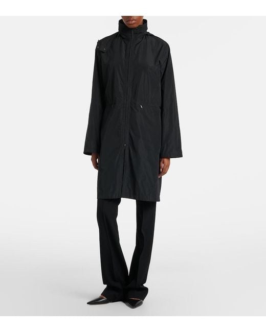 The Row Black Aldara Technical Coat
