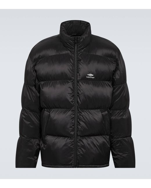 Balenciaga Black 3b Sports Icon Ski Jacket for men