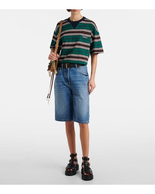 Prada Black Leather Sandals