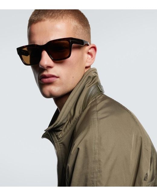 Tom Ford Brown Andy-02 Square Sunglasses for men