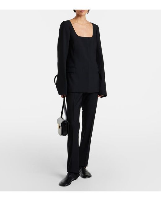 Calvin Klein Black Vela Leather Loafers