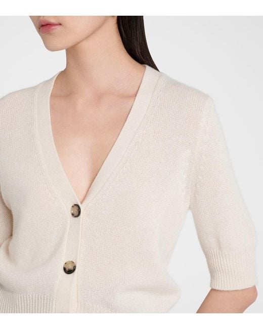 Cardigan De Cachemir Jardin Des Orangers de color Natural