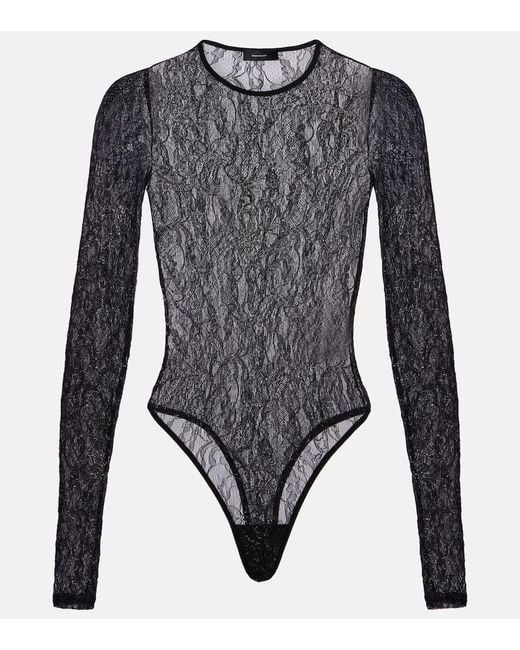 Wardrobe NYC Gray Body Aus Spitze