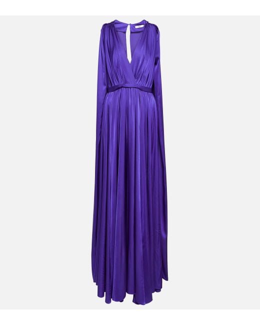 Robe longue de mariee Safiyaa en coloris Purple