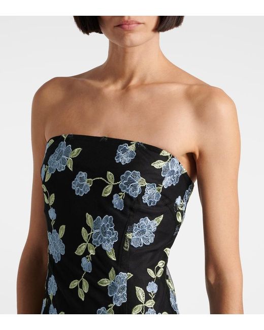 Robe En Resille A Fleurs ROTATE BIRGER CHRISTENSEN en coloris Multicolor