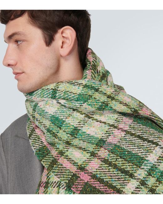 Sciarpa di Acne in Green da Uomo