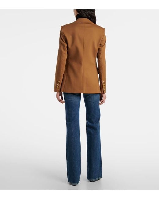 Blazer Izara De Lana Veronica Beard de color Brown