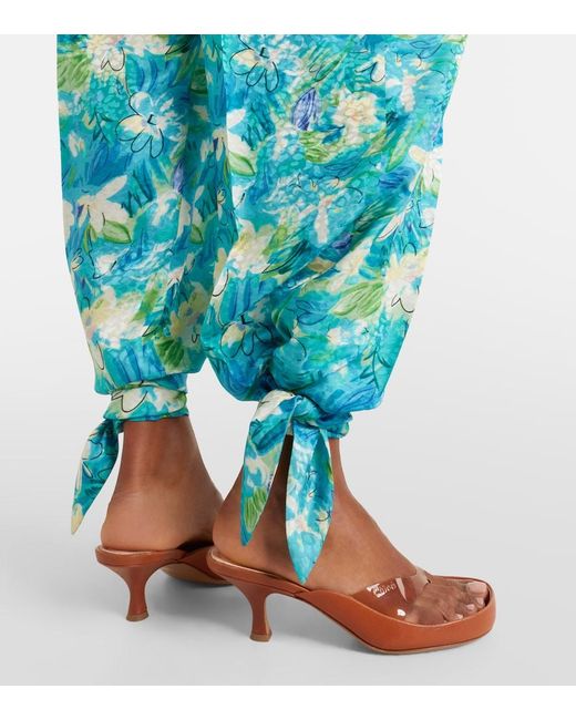 Chloé Brown Junie Leather And Tpu Thong Sandals