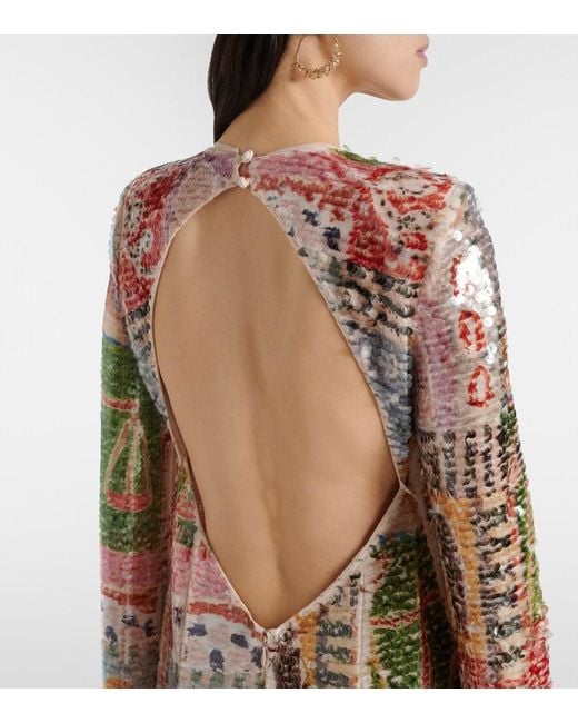 ALÉMAIS Metallic X Laurence Leenaert Lumira Sequined Gown