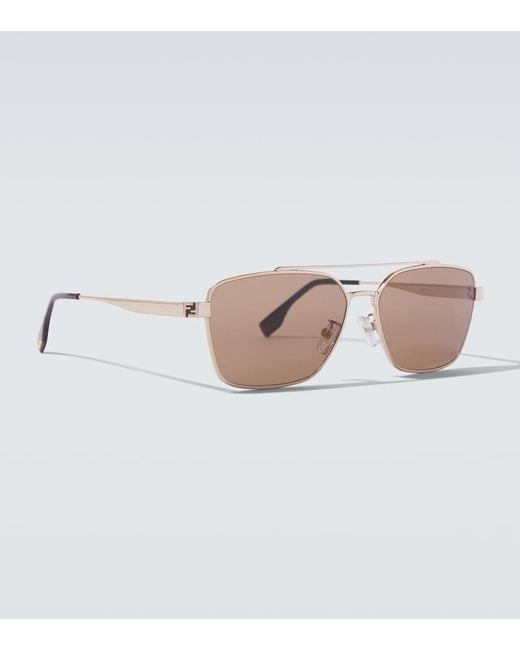 Fendi Eckige Sonnenbrille Sky in Brown für Herren