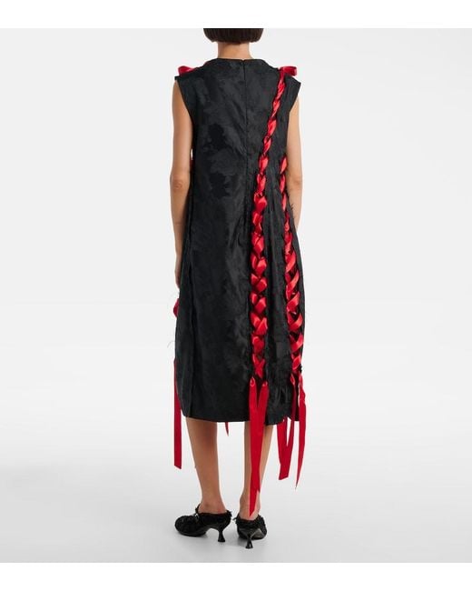 Abito Midi di Simone Rocha in Red