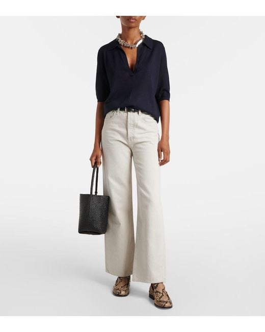 Jean Ample Haute Agolde en coloris Gray
