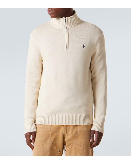 Polo Ralph Lauren Pullover Aus Baumwolle in Natural für Herren