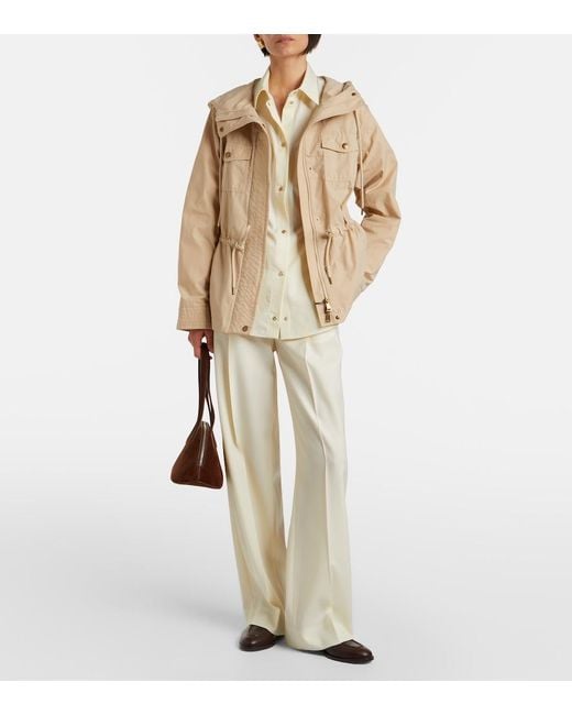 Moncler Natural Serin Hooded Parka
