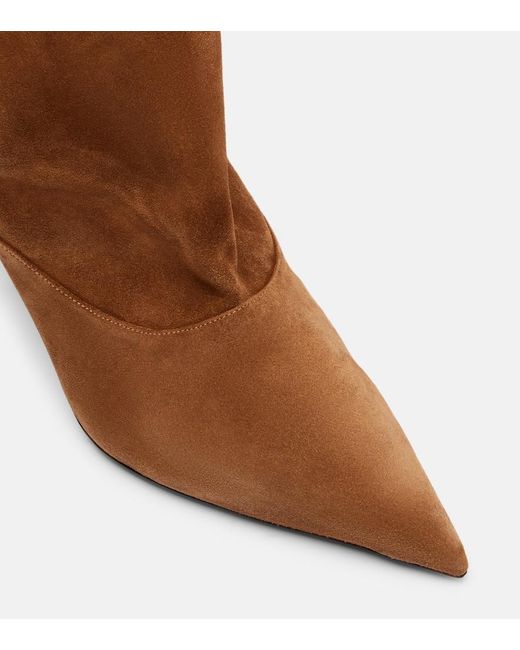 Bottes Ines 75 En Daim Paris Texas en coloris Brown