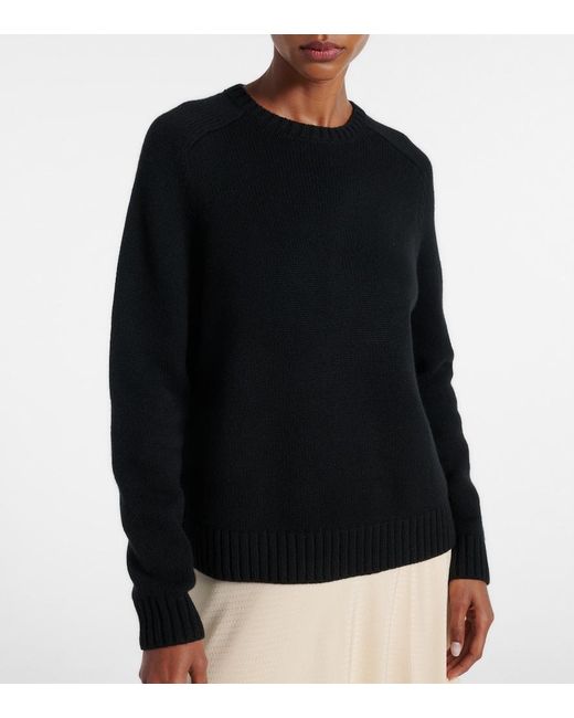 Loro Piana Black Parksville Cashmere Sweater