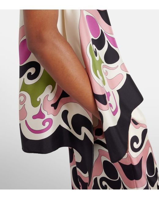 LaDoubleJ Pink Top San Carlo Aus Seiden-Twill