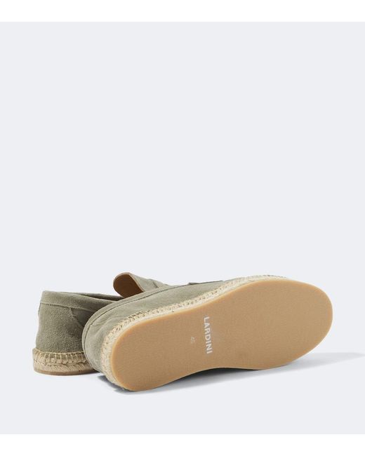 Lardini Green Suede Espadrilles for men