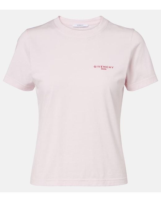Givenchy Pink Cotton Jersey T-Shirt