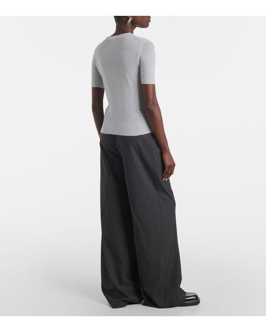 Joseph White Cashmere Top