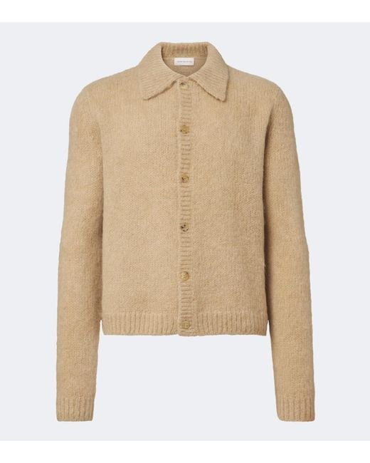 Dries Van Noten Natural Alpaca And Wool-Blend Cardigan for men