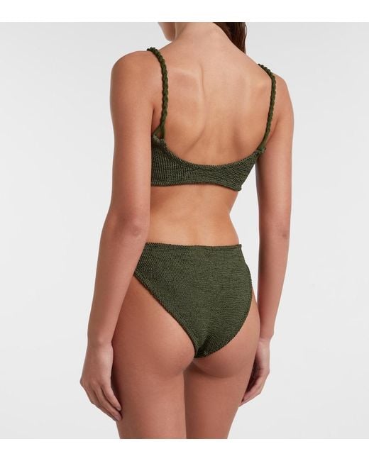 Hunza G Green Phoebe Bikini
