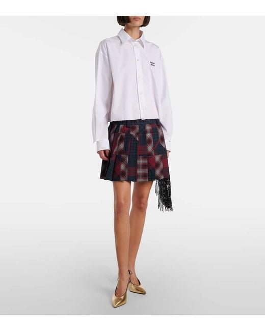 Miu Miu Metallic Leather Slingback Pumps