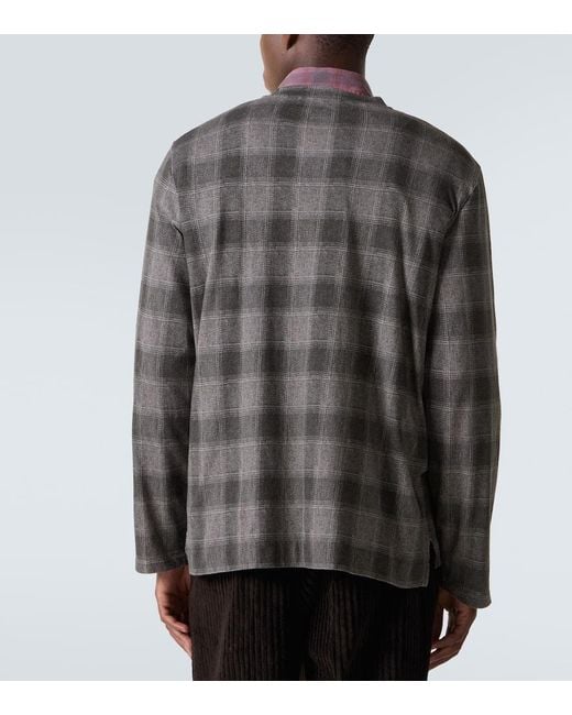 Our Legacy Longsleeve Box Aus Baumwoll-Jersey in Gray für Herren