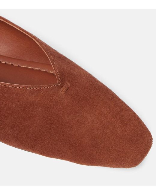 Ballerines Brie En Daim A.Emery en coloris Brown