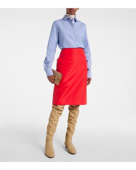 The Row Red Skirts