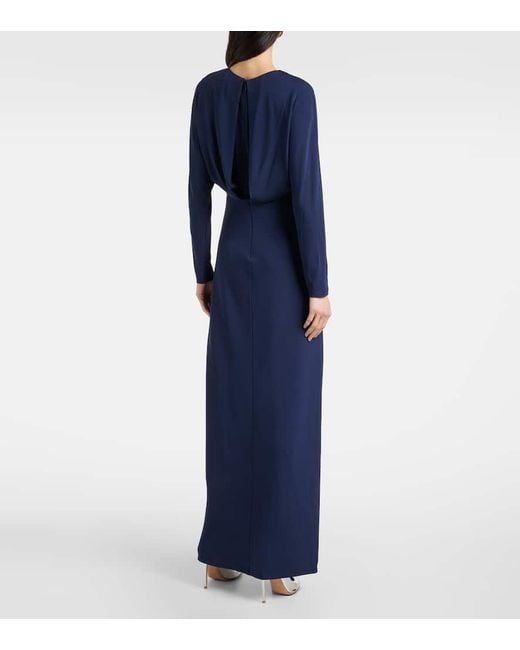Jonathan Simkhai Blue Maxikleid Maisie