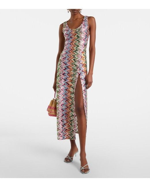 Missoni White Zigzag Beach Cover-Up