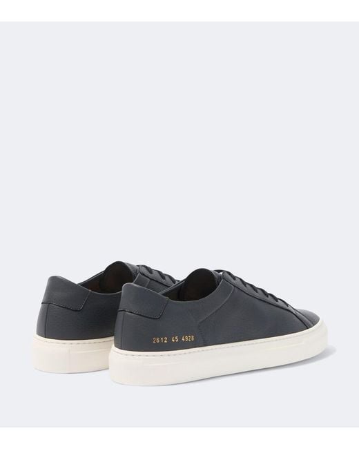 Common Projects Blue Original Achilles Leather Sneakers for men