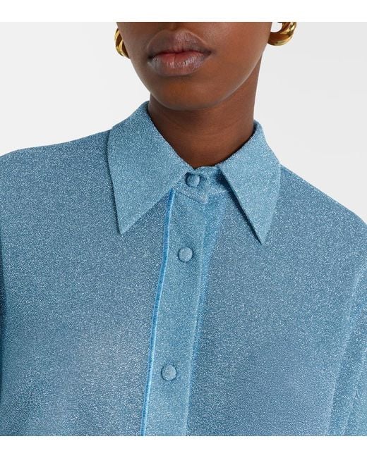 Oseree Blue Lumiere Shirt