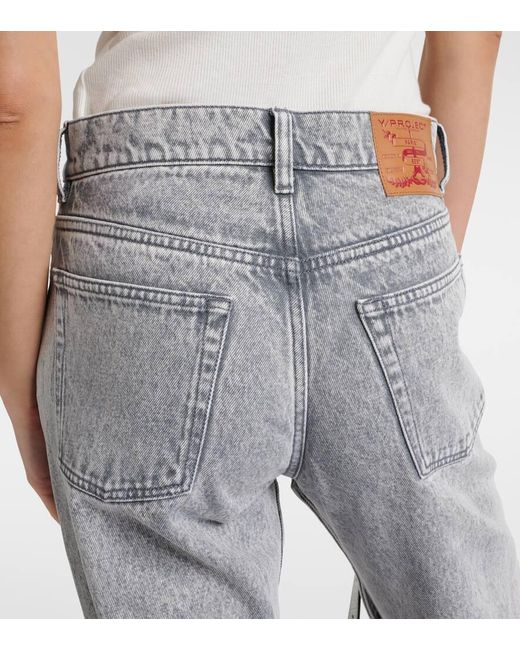 Jeans rectos Snap Off Chap Y. Project de color Gray