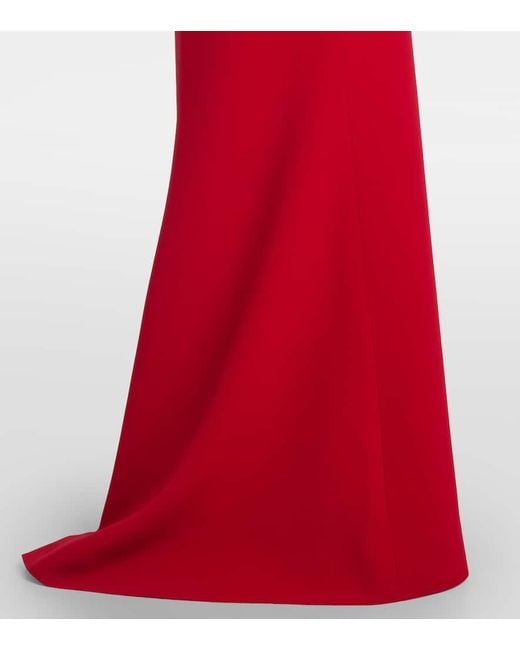 Vestido De Fiesta De Cady Con Lazo Elie Saab de color Red
