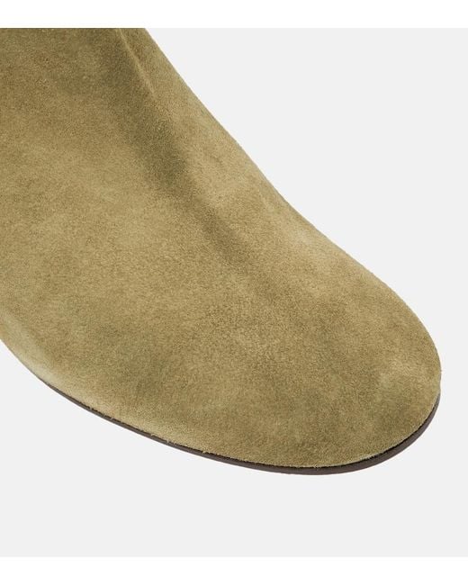 Isabel Marant Green Dicker Suede Bootie